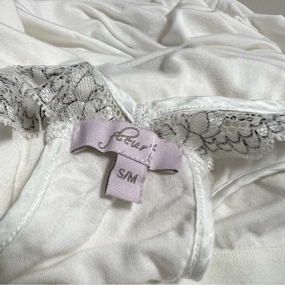 FLEUR’T Lace Strap Racerback Top S/M - Picture 4 of 9